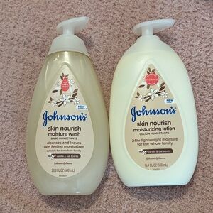 Johnson’s Skin Nourish Wash and Lotion